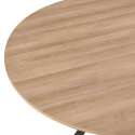 Esstisch Rund Ø 75,5 cm aus MDF mit Aluminiumfolie