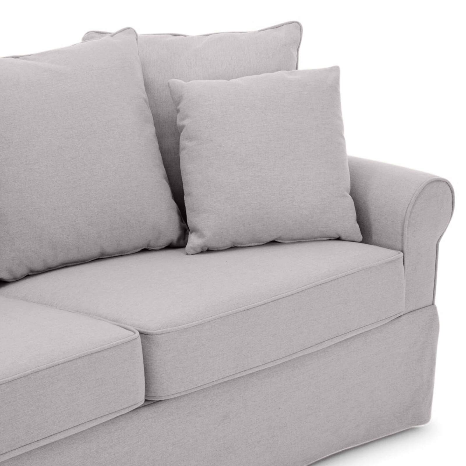 Sofa aus geradem Polyester, 3-Sitzer