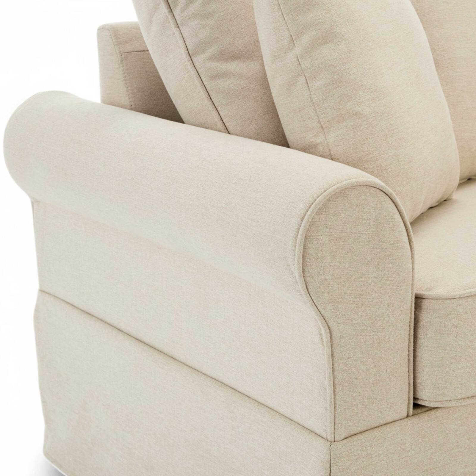 Sofa aus geradem Polyester, 3-Sitzer