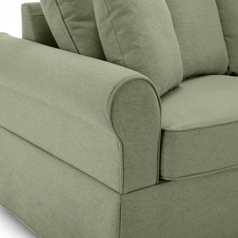 Sofa aus geradem Polyester, 3-Sitzer