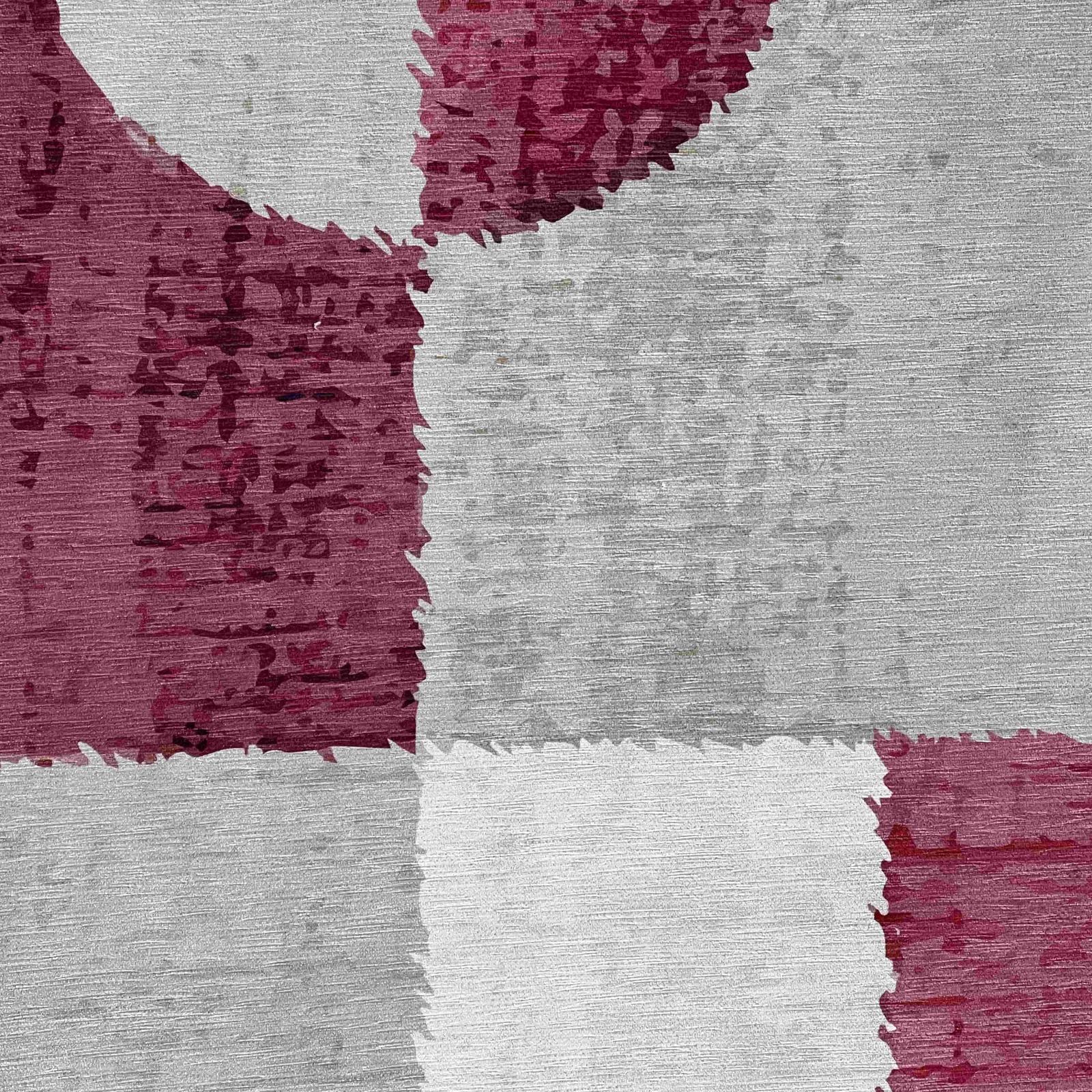 Teppich aus kurzfloriger Polyester-Chenille, rechteckig