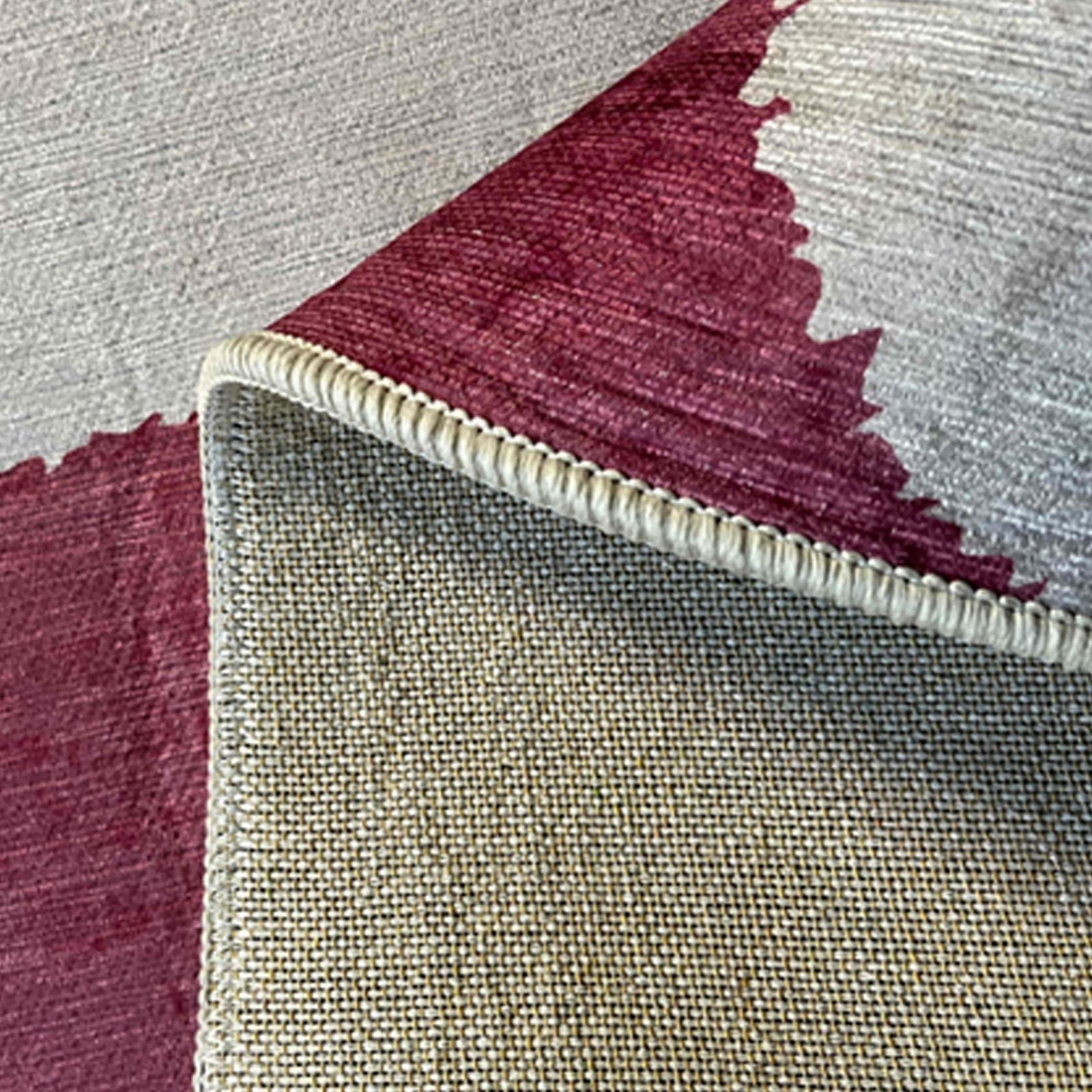 Teppich aus kurzfloriger Polyester-Chenille, rechteckig