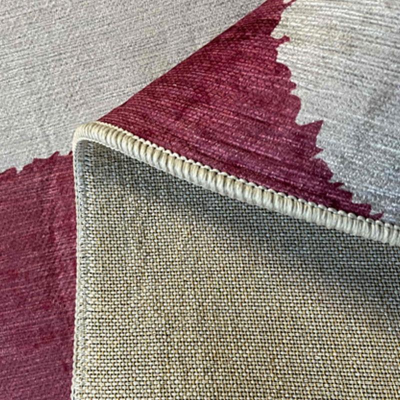 Teppich aus kurzfloriger Polyester-Chenille, rechteckig