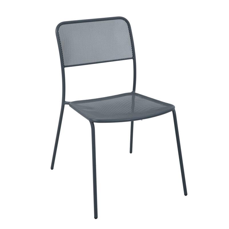 Gartentisch Rechteckig140 x 80 x 75 cm und 6 Stühle mit Metallarmlehnen   (2/3)