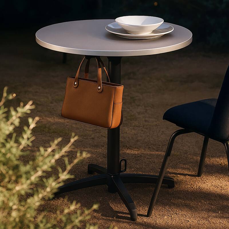 Tischbein mit Kippsystem 72 cm aus Aluminium