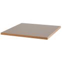 Tischplatte 60 x 60 cm aus Melamin mit PVC-Kanten