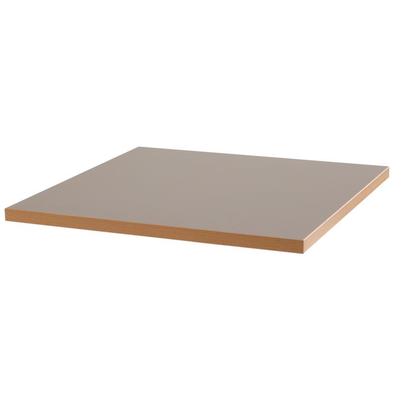 Tischplatte 60 x 60 cm aus Melamin mit PVC-Kanten