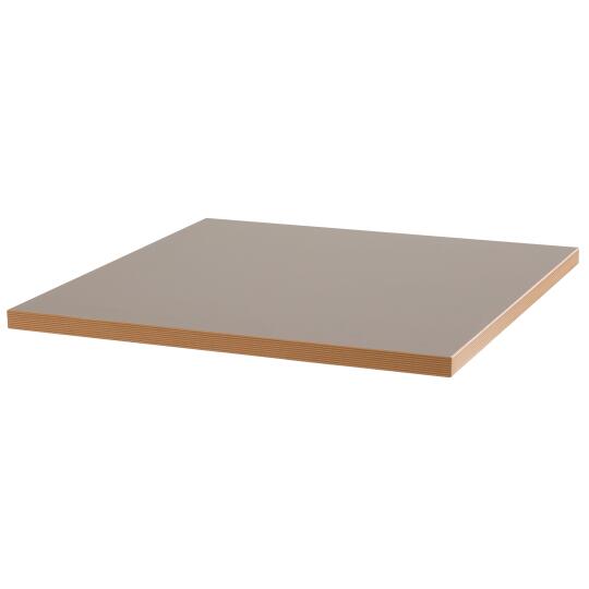 Tischplatte 60 x 60 cm aus Melamin mit PVC-Kanten