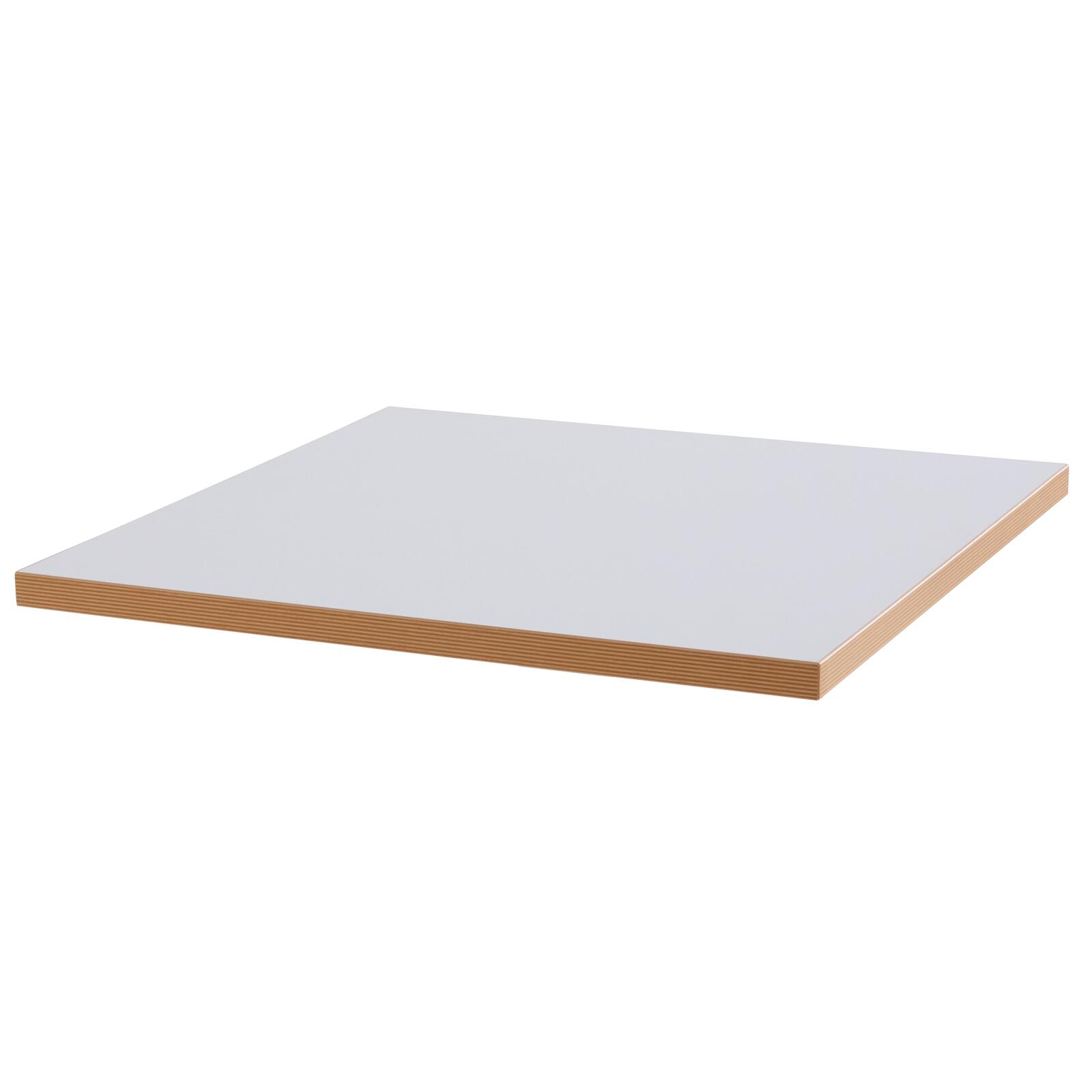 Tischplatte 60 x 60 cm aus Melamin mit PVC-Kanten Tischplatte 60 x 60 cm aus Melamin mit PVC-Kanten
