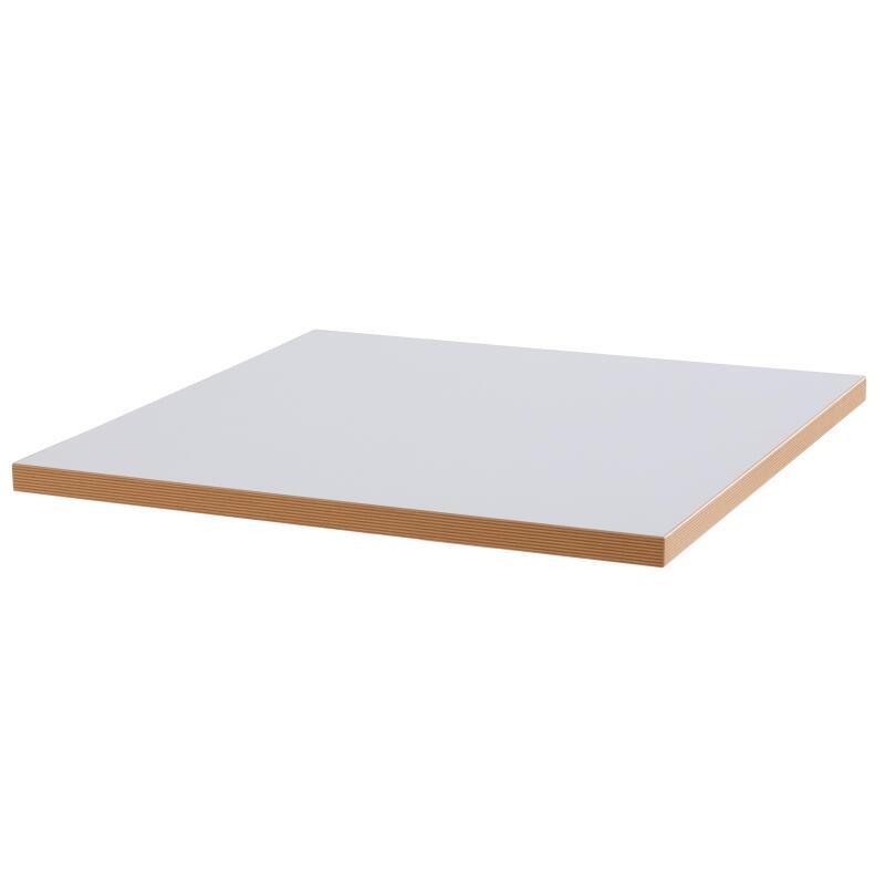 Tischplatte 60 x 60 cm aus Melamin mit PVC-Kanten