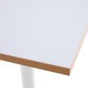 Tischplatte 60 x 60 cm aus Melamin mit PVC-Kanten