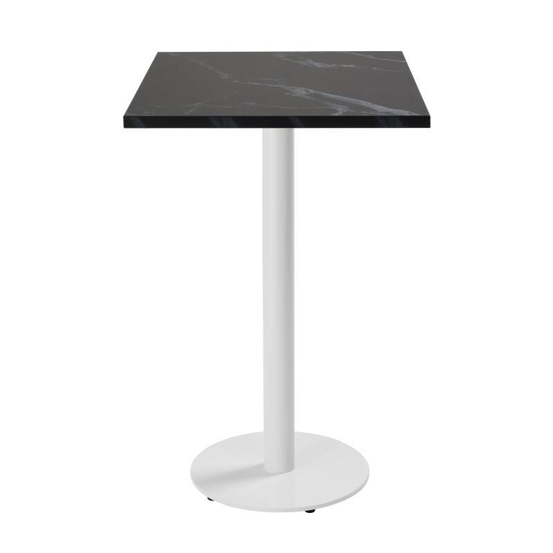 Esstisch hoch 60 x 60 cm aus Spanplatte mit Melaminbeschichtung