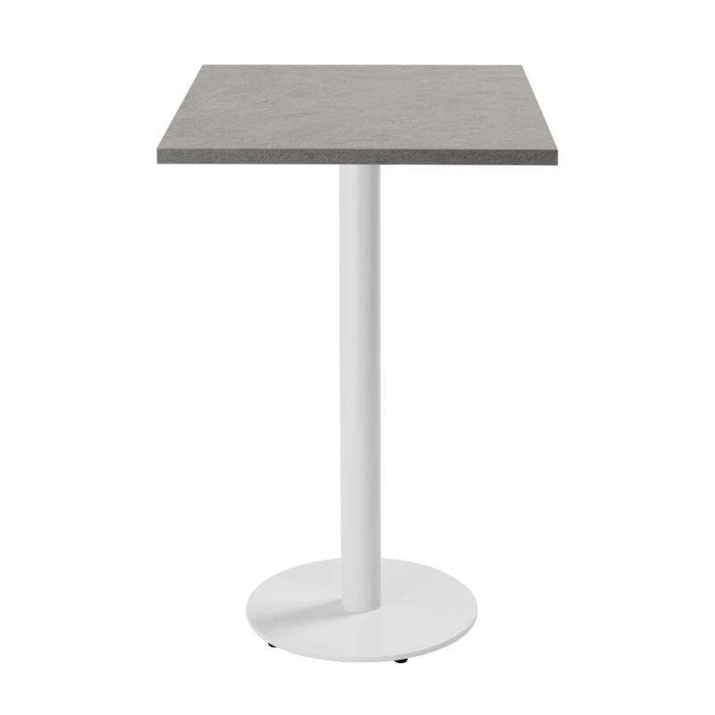 Esstisch hoch 60 x 60 cm aus Spanplatte mit Melaminbeschichtung