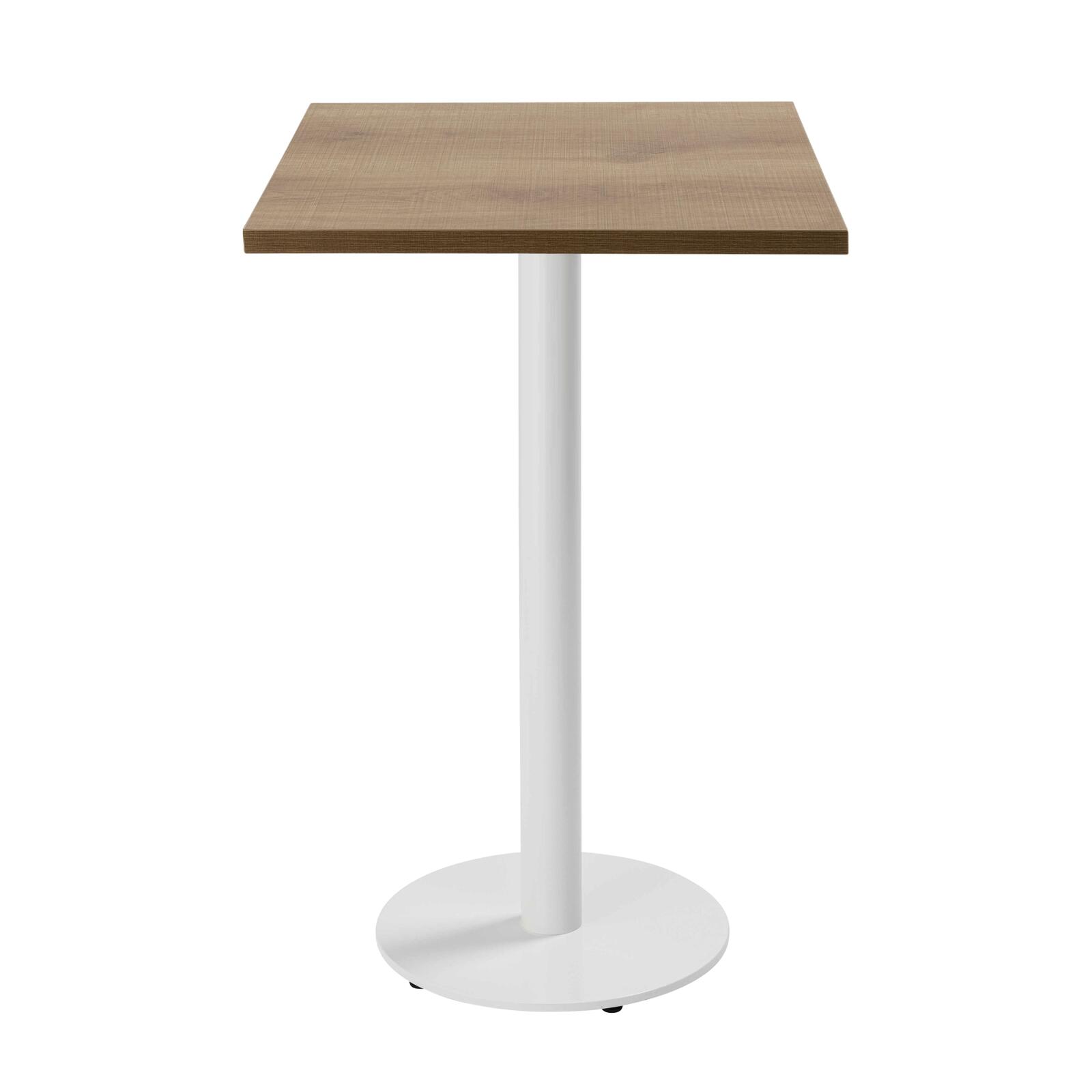 Esstisch hoch 60 x 60 cm aus Spanplatte mit Melaminbeschichtung