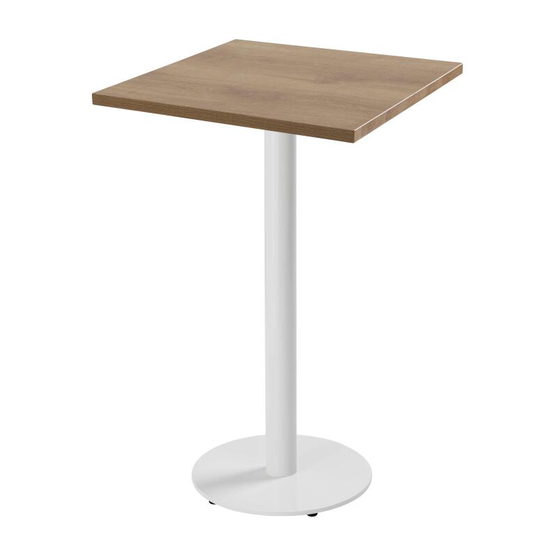 Esstisch hoch 60 x 60 cm aus Spanplatte mit Melaminbeschichtung