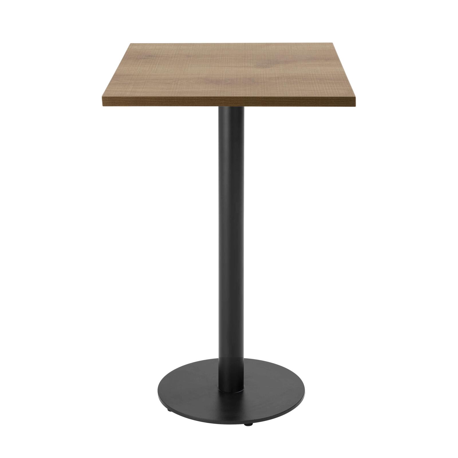 Esstisch hoch 60 x 60 cm aus Spanplatte mit Melaminbeschichtung