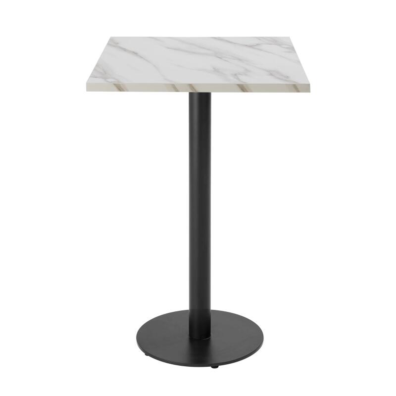 Esstisch hoch 60 x 60 cm aus Spanplatte mit Melaminbeschichtung