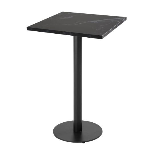 Esstisch hoch 60 x 60 cm aus Spanplatte mit Melaminbeschichtung