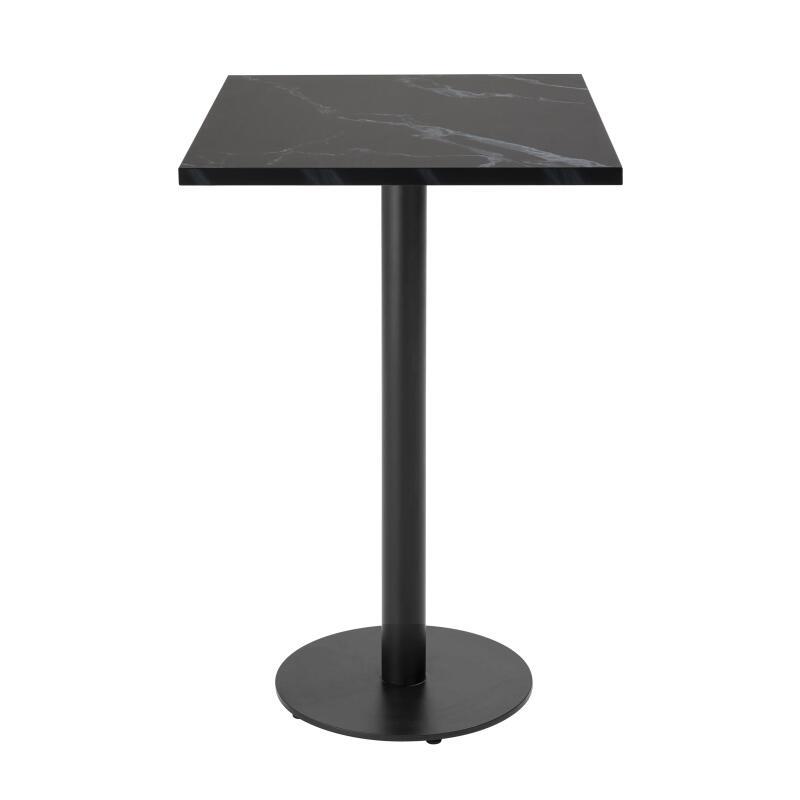 Esstisch hoch 60 x 60 cm aus Spanplatte mit Melaminbeschichtung