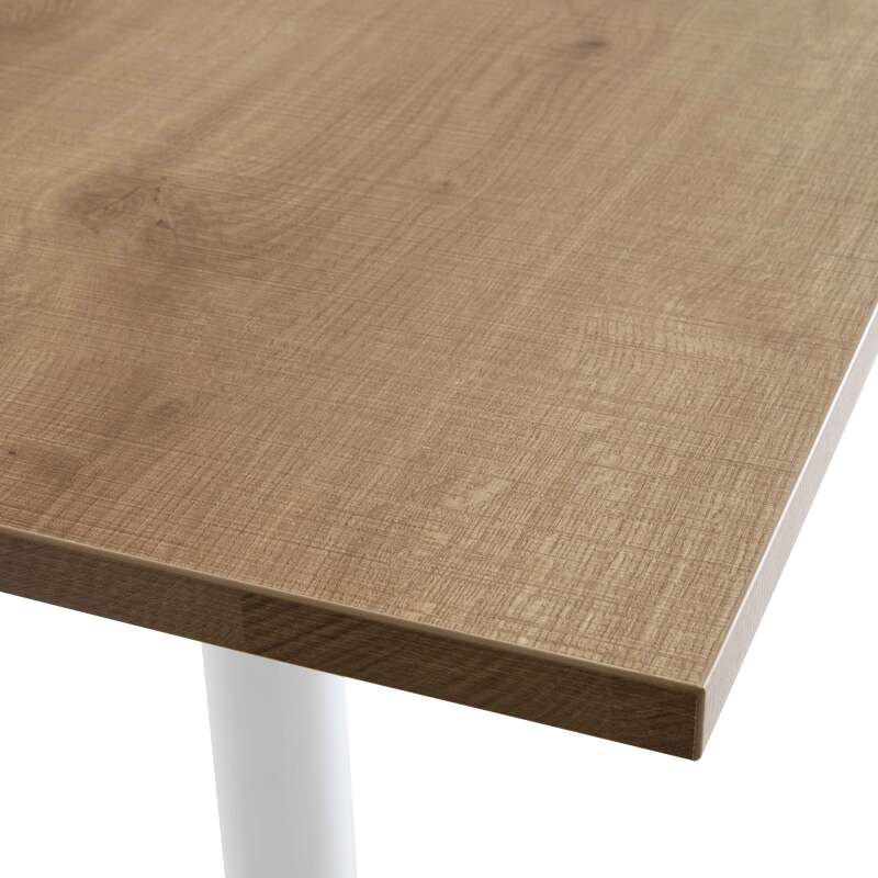 Esstisch hoch 60 x 60 cm aus Spanplatte mit Melaminbeschichtung