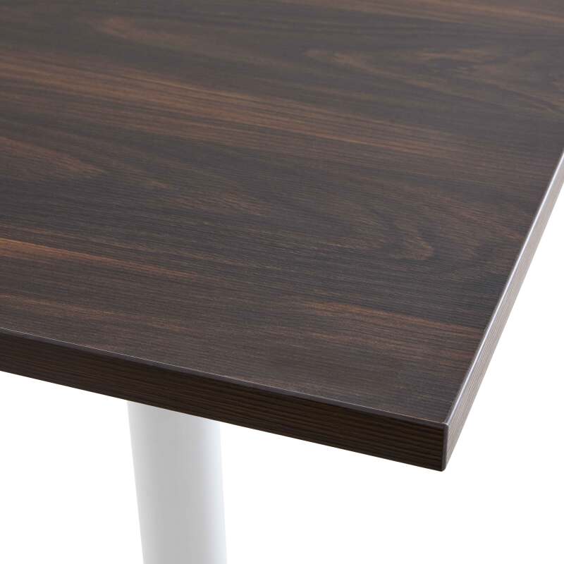 Esstisch hoch 60 x 60 cm aus Spanplatte mit Melaminbeschichtung