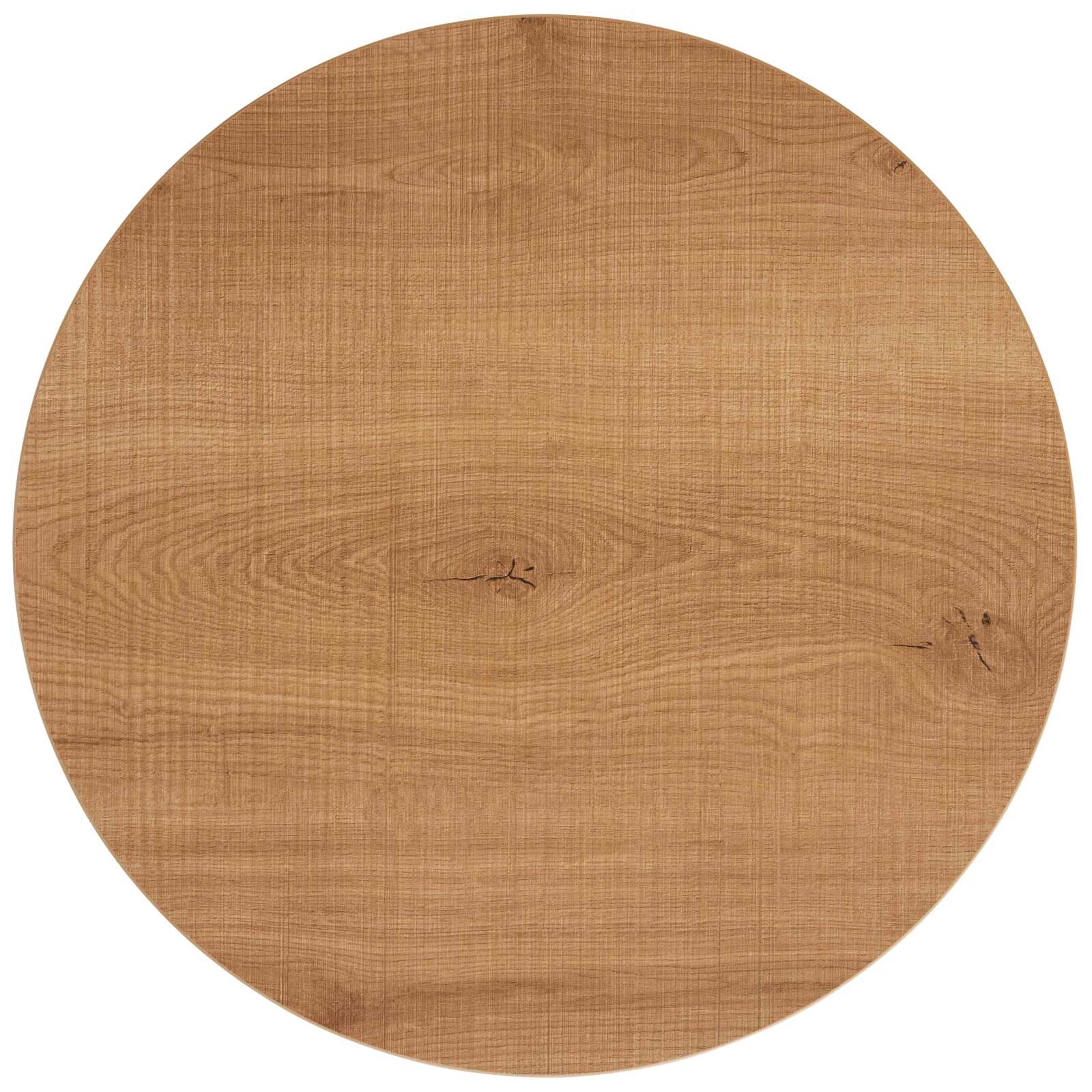 Esstisch hoch rund Ø60 cm aus Spanplatte mit Melaminbeschichtung