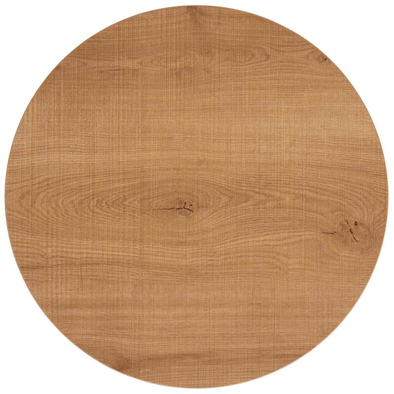 Esstisch hoch rund Ø60 cm aus Spanplatte mit Melaminbeschichtung (2/7)