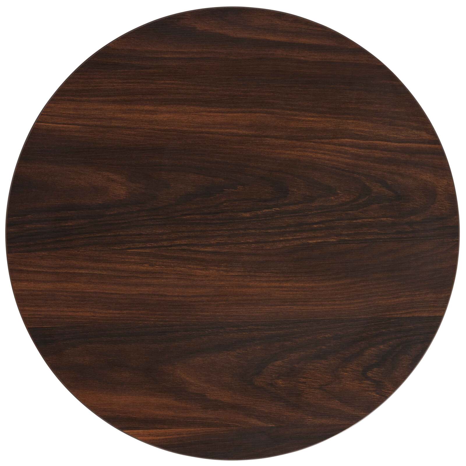 Esstisch hoch rund Ø60 cm aus Spanplatte mit Melaminbeschichtung