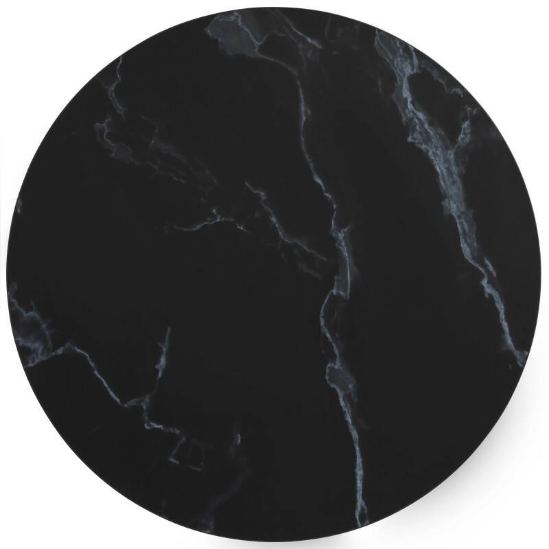 Esstisch hoch rund Ø60 cm aus Spanplatte mit Melaminbeschichtung