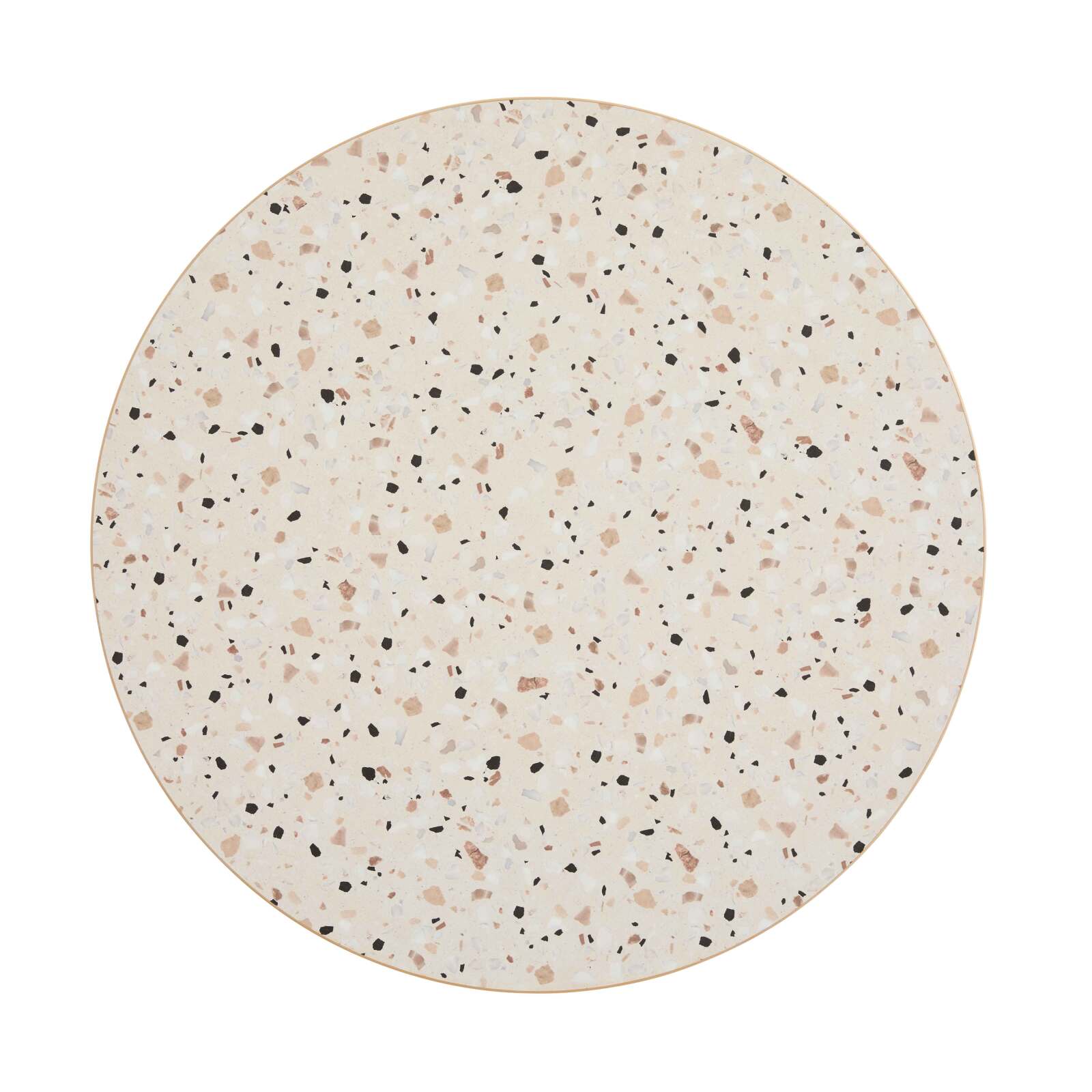 Esstisch hoch rund Ø60 cm aus Spanplatte mit Melaminbeschichtung