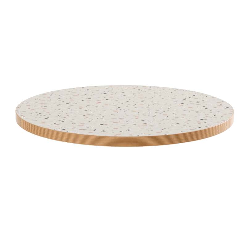Runde Tischplatte aus Spanplatte mit Melaminbeschichtung ⌀60 cm