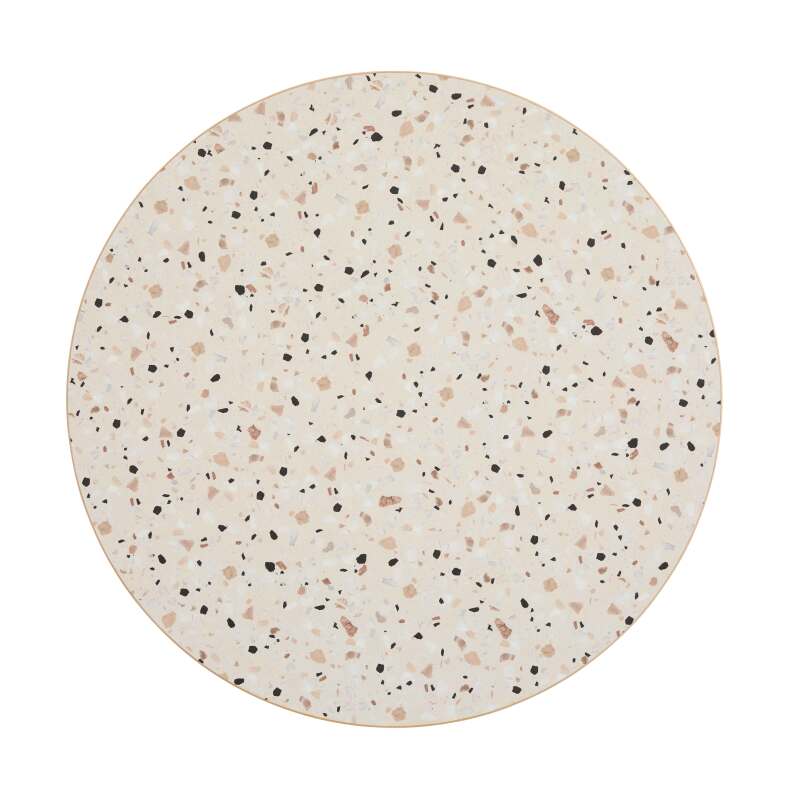 Runde Tischplatte aus Spanplatte mit Melaminbeschichtung ⌀60 cm