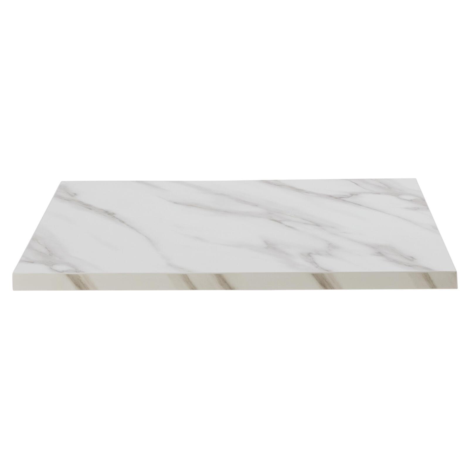 Quadratische Tischplatte aus Spanplatte mit Melaminbeschichtung 60 x 60 cm