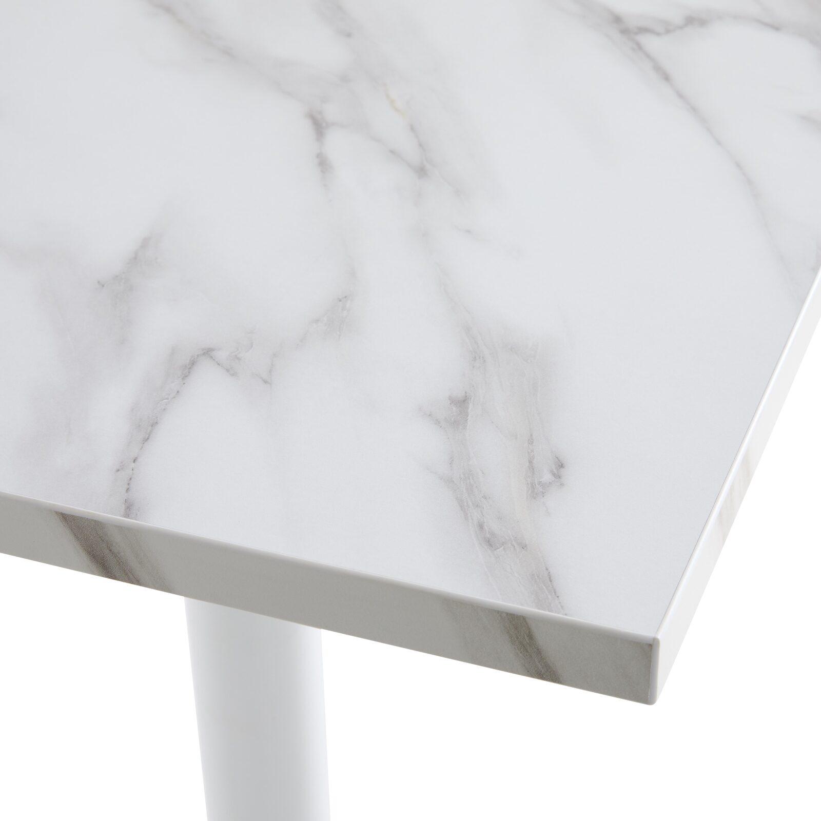 Quadratische Tischplatte aus Spanplatte mit Melaminbeschichtung 60 x 60 cm Quadratische Tischplatte aus Spanplatte mit Melaminbeschichtung 60 x 60 cm