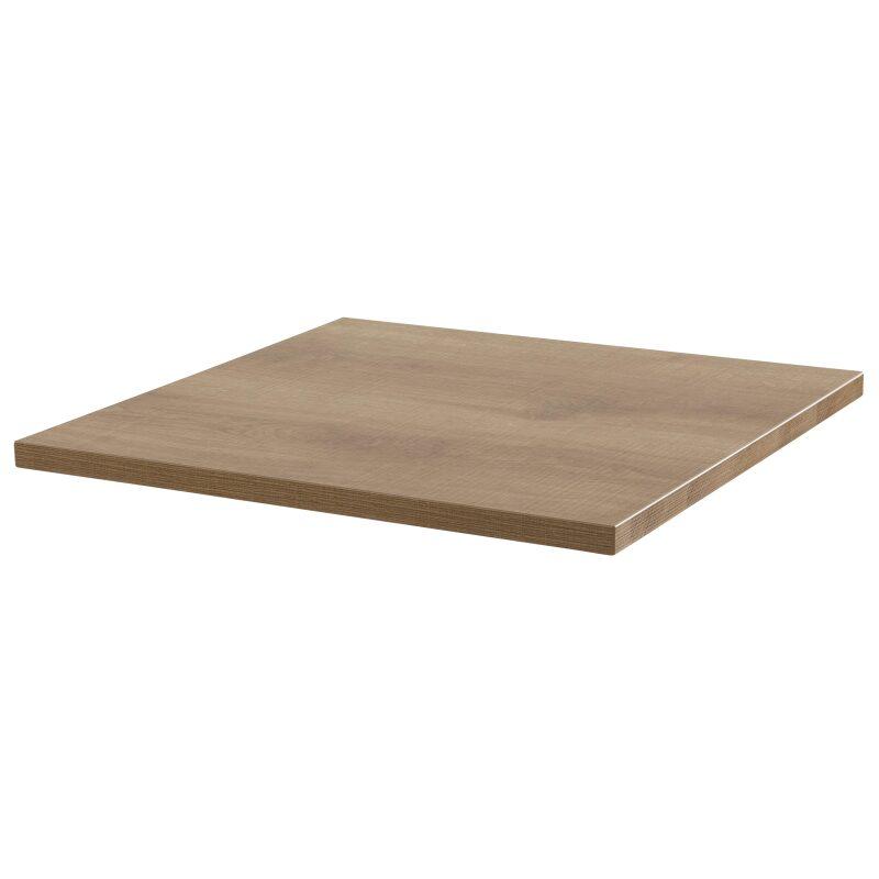 Quadratische Tischplatte aus Spanplatte mit Melaminbeschichtung 60 x 60 cm