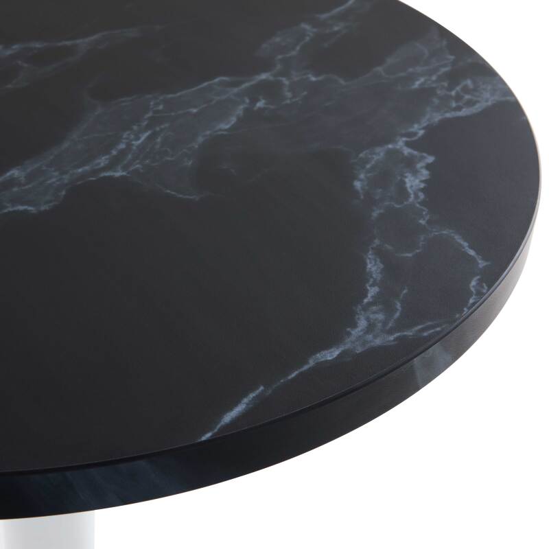 Esstisch Rund Ø 60 cm aus Spanplatte mit Melaminbeschichtung (3/7)