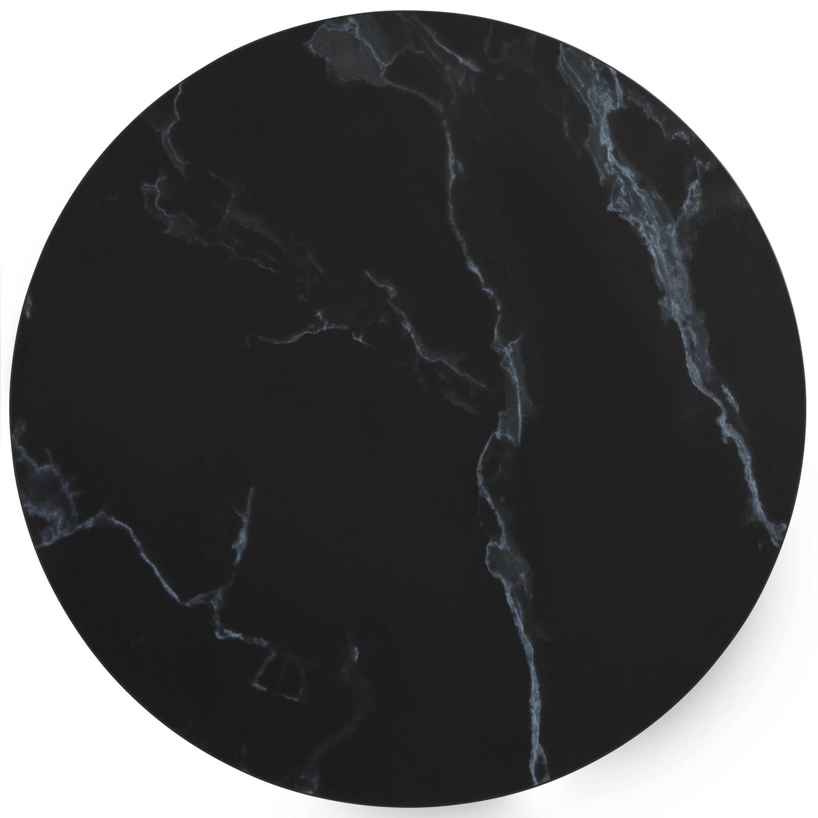 Esstisch Rund Ø 60 cm aus Spanplatte mit Melaminbeschichtung