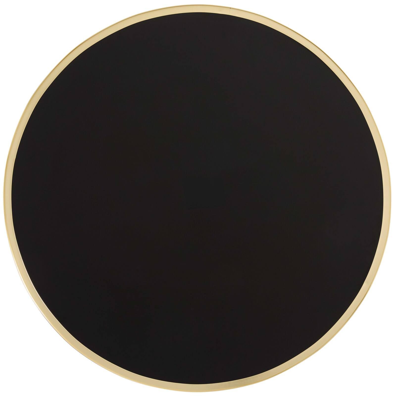 Hoher Kipptisch Ø 60 cm aus Sperrholz mit Laminatbelag und Aluminiumkanten