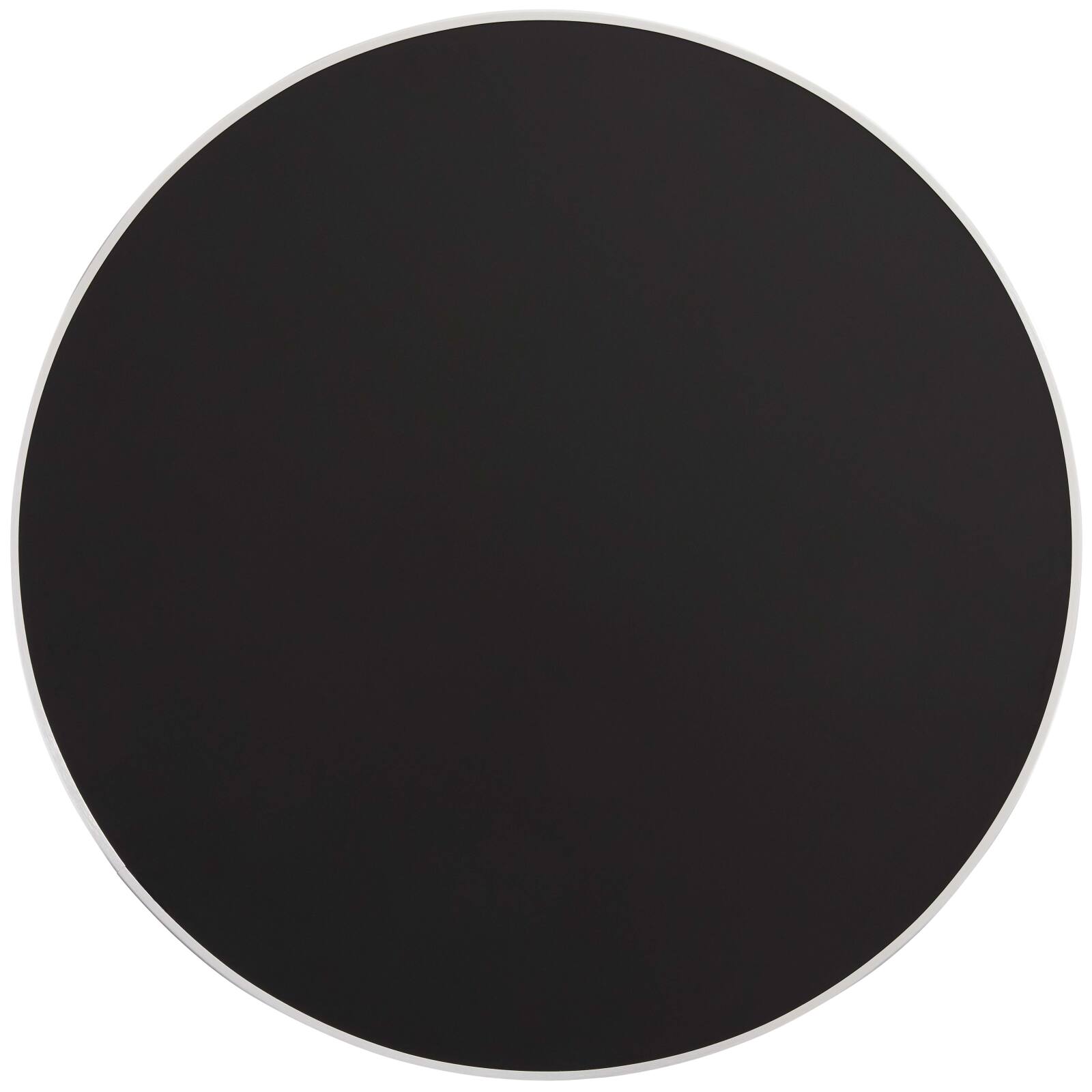 Tischplatte aus Sperrholz mit Laminatbeschichtung und Aluminiumkanten ⌀60 cm Tischplatte aus Sperrholz mit Laminatbeschichtung und Aluminiumkanten ⌀60 cm