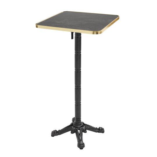 Hoher Kipptisch 60 x 60 cm aus Sperrholz mit Laminatbelag und Aluminiumkanten