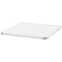 Kippbarer Esstisch 60 x 60 cm aus Sperrholz mit Laminatbelag und Aluminiumkanten