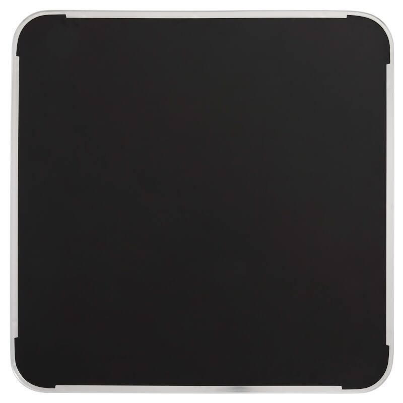 Kippbarer Esstisch 60 x 60 cm aus Sperrholz mit Laminatbelag und Aluminiumkanten