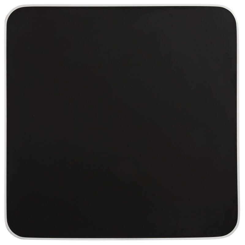 Kippbarer Esstisch 60 x 60 cm aus Sperrholz mit Laminatbelag und Aluminiumkanten