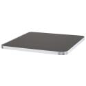 Kippbarer Esstisch 60 x 60 cm aus Sperrholz mit Laminatbelag und Aluminiumkanten