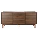 3-türiges Sideboard aus MDF mit Melamindekor in Holzoptik