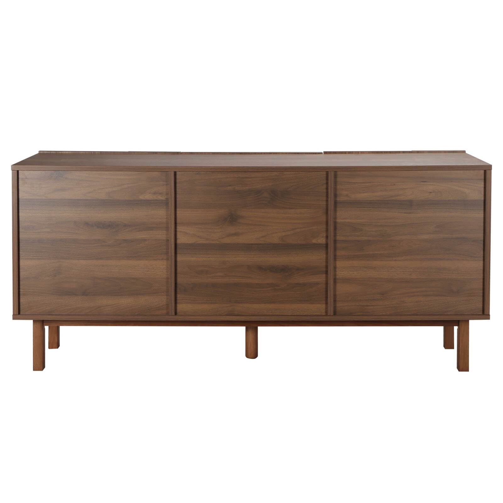 3-türiges Sideboard aus MDF mit Melamindekor in Holzoptik