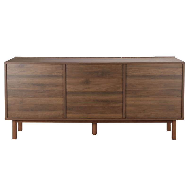 3-türiges Sideboard aus MDF mit Melamindekor in Holzoptik (4/6)