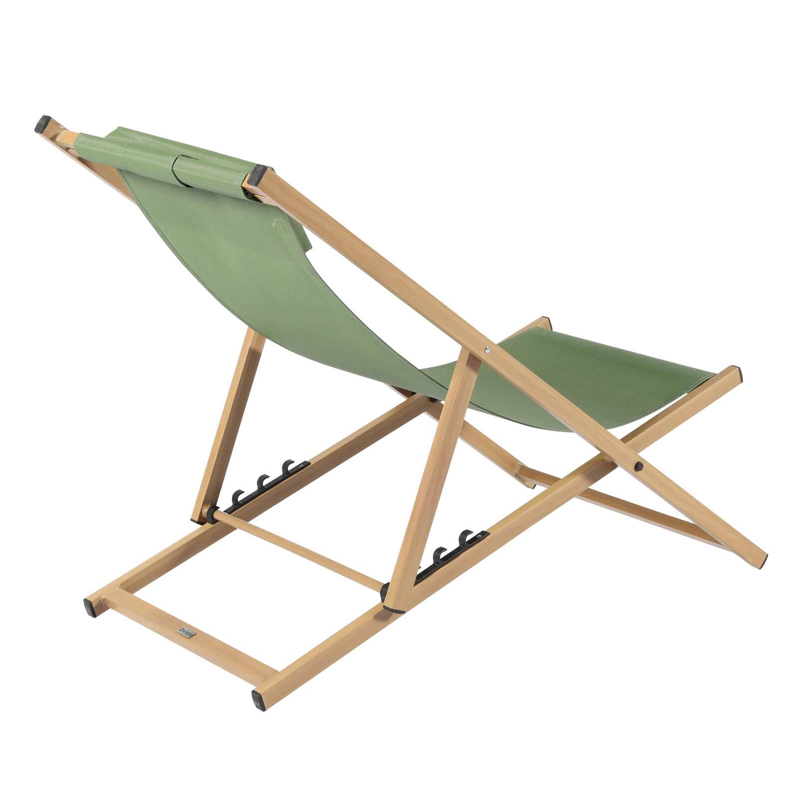 Set mit 2 Liegestühlen aus Aluminium, 4-fach neigbar