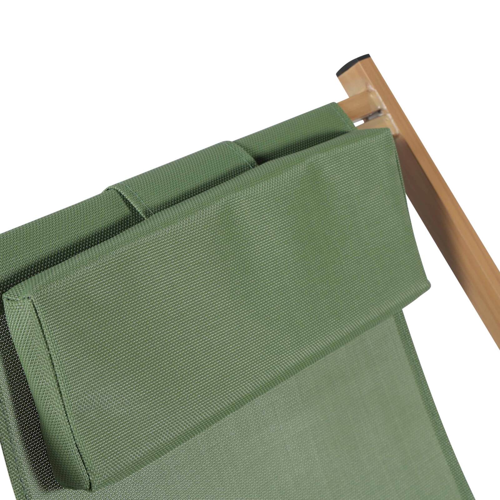 Set mit 2 Liegestühlen aus Aluminium, 4-fach neigbar