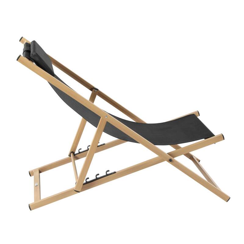 Set mit 2 Liegestühlen aus Aluminium, 4-fach neigbar